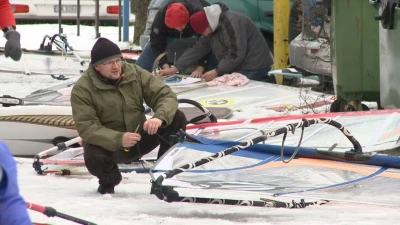 Mikołaje na deskach we Władysławowie