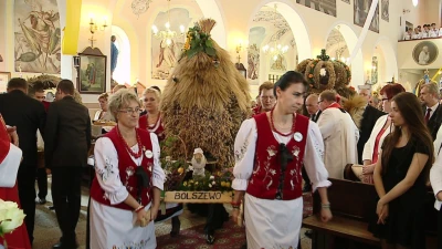Dożynki powiatu wejherowskiego w Strzepczu