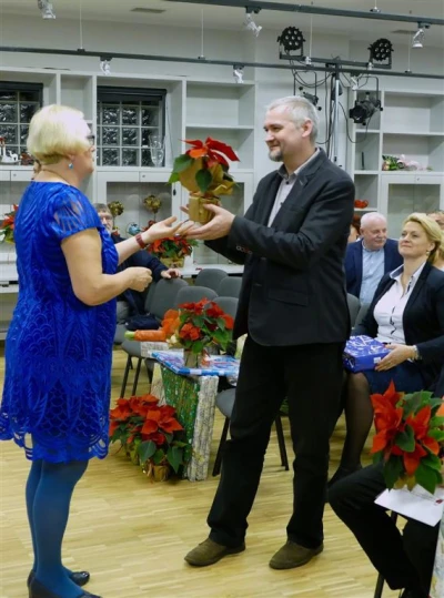 Dyrektor biblioteki w Bolszewie przechodzi na emeryturę (fot. Leszek Spigarski)