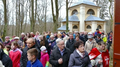 Pomorska Kaszubska Droga Krzyżowa 2017 fot. Leszek Spigarski