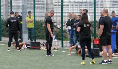 Wejher Cross Games 2017, półfinał – sanie i kamizelka, fot. Leszek Spigarski