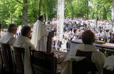Uroczystości odpustowe na Kalwarii fot. Leszek Spigarski