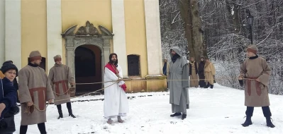 Inscenizacja Drogi Pojmania na Kalwarii Wejherowskiej