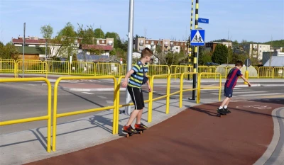Wejherowskie rondo przed nadaniem imienia 'Gryfa Pomorskiego' - fot. Leszek Spigarski.