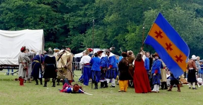 Rekonstrukcja historyczna 2017. Bitwa o taborowy wóz kupiecki - fot. Leszek Spigarski