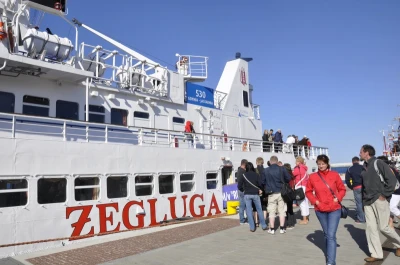 Tramwajem wodnym na Półwysep Helski
