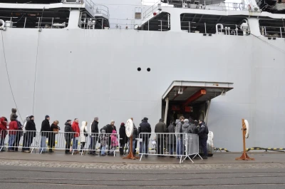 HMS Bulwark w Gdyni