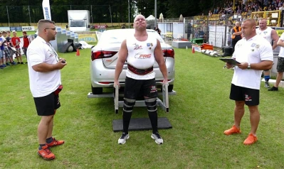 Puchar Europy Strongman Wejherowo 2017. Fot. Leszek Spigarski.