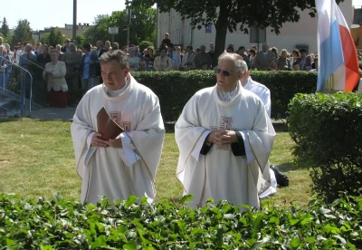 Procesja Bożego Ciała w parafii pw. NMP Królowej Polski w Wejherowie (fot. Leszek Spigarski)