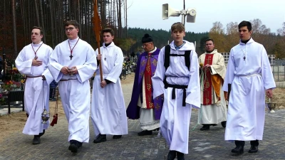 Wszystkich Świętych - uroczystości na wejherowskim cmentarzu