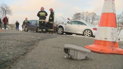 Wypadek w Gowinie - kierowca VW próbował uciec
