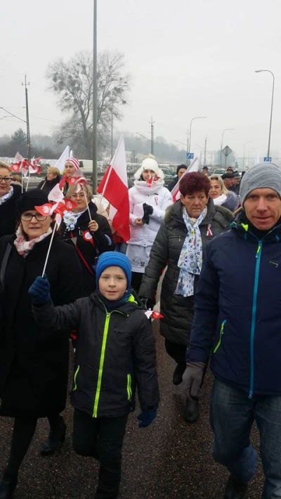 Marsz Niepodległościowy gminy Wejherowo 2016 - fot. Daniel Zaputowicz