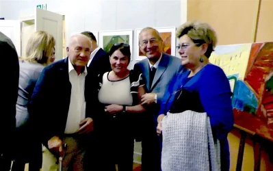Moje Podwórka - wernisaż wystawy malarskiej Aleksandry Baliszewskiej-Walickiej