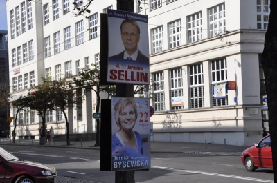 Plakaty wyborcze zasypały trójmiasto