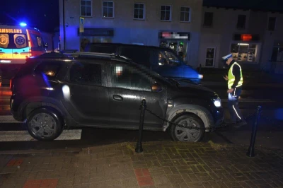 Potrącenie 15-latka na przejściu dla pieszych w Luzinie. Nastolatek trafił do szpitala