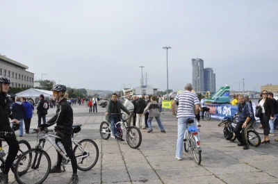 Rowerowo przy Gdyńskim Akwarium