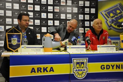 Konferencja po meczu Arka - Śląsk