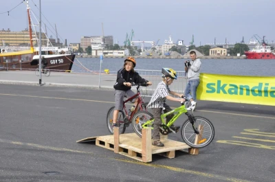 Rowerowo przy Gdyńskim Akwarium
