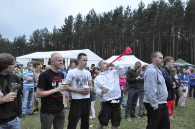 Mecz finałowy w strefie kibica w Luzinie