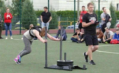Wejher Cross Games 2017, półfinał – sanie i kamizelka, fot. Leszek Spigarski