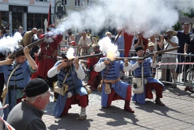 Rekonstrukcja Historyczna 2016. Pierwsza bitwa ze szwedami za nami. fot. Leszek Spigarski