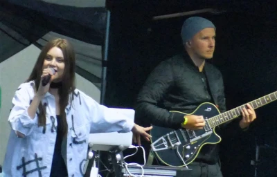 Monika Lewczuk na Światowym Zjeżdzie Kaszubów Rumia 2017 fot. Leszek Spigarski