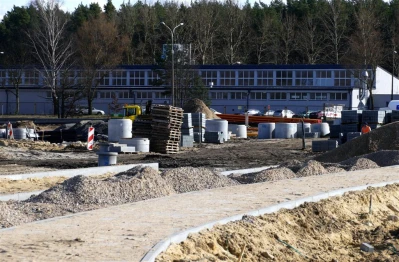 Budowa węzła 'Zryw' - 21.03.2017 – fot. Leszek Spigarski