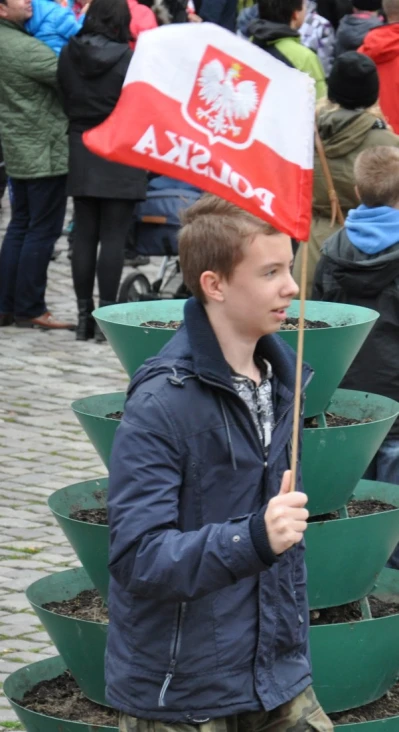 Biało-czerwona parada niepodległościowa w Wejherowie