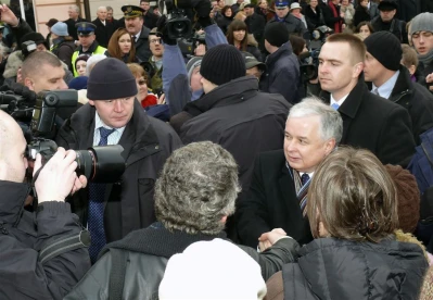 Prezydent Lech Kaczyński w Wejherowie - 2009 rok