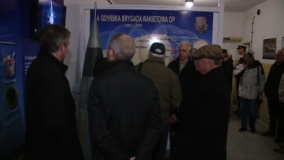 Otwarcie schronu w Muzeum Techniki Wojskowej 'Gryf' w Dąbrówce
