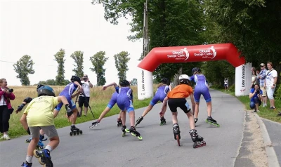 Puchar Kaszub w rolkarstwie szybkim - Kłanino 2017 (fot. Leszek Spigarski)