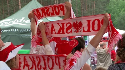 Strefa kibica w Luzinie. Mecz Polska-Czechy