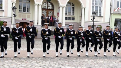 Musztra paradna na Placu Jakuba Wejhera 2017. Fot. Leszek Spigarski.