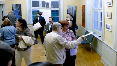 Moje Podwórka - wernisaż wystawy malarskiej Aleksandry Baliszewskiej-Walickiej