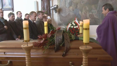 Uroczystości pogrzebowe prof. Gerard Labuda z udziałem Donalda Tuska