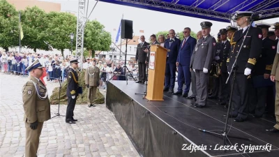 Musztra paradna na Placu Jakuba Wejhera 2017. Fot. Leszek Spigarski.