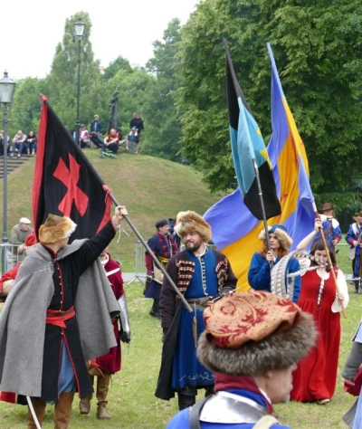 Rekonstrukcja historyczna 2017. Bitwa o taborowy wóz kupiecki - fot. Leszek Spigarski