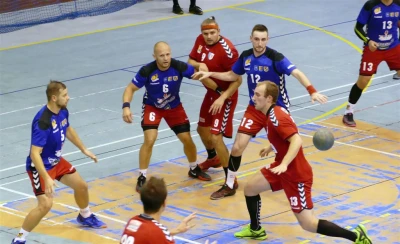 KS Tytani Wejherowo - Sambor Tczew  25 : 28, 7.10.2017, fot. Leszek Spigarski