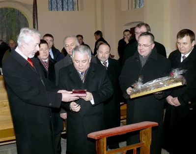 Prezydent Lech Kaczyński w Wejherowie - 2009 rok