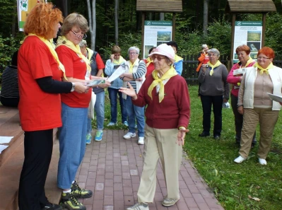 II Zlot Turystów Seniorów Powiatu Wejherowskiego fot. Leszek Spigarski