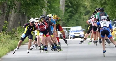 Puchar Kaszub w rolkarstwie szybkim - Kłanino 2017 (fot. Leszek Spigarski)