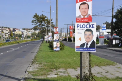 Plakaty wyborcze zasypały trójmiasto