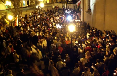 Młodzież Papieżowi 2005 rok - fot. Leszek Spigarski