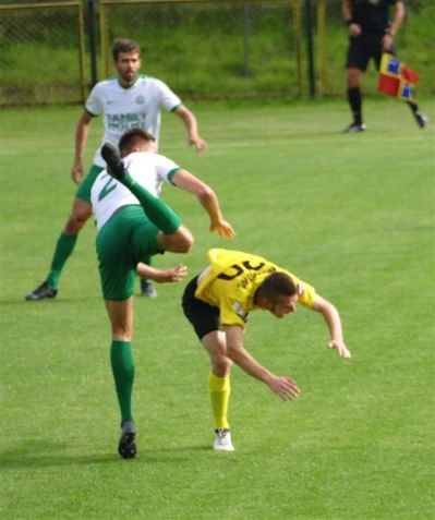 Gryf Wejherowo - Warta Poznań  0 : 1 na Wzgórzu Wolności. Fot. Leszek Spigarski.