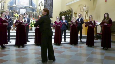 Koncert muzyki pasyjnej w Kolegiacie (31.03.2017) – fot. Leszek Spigarski