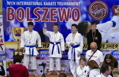 Międzynarodowe zawody karate w Bolszewie - fot. Leszek Spigarski