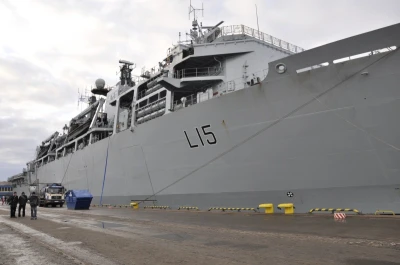 HMS Bulwark w Gdyni