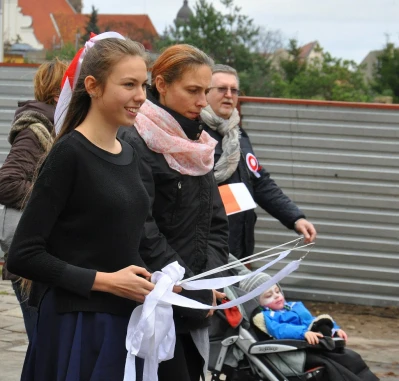 Biało-czerwona parada niepodległościowa w Wejherowie