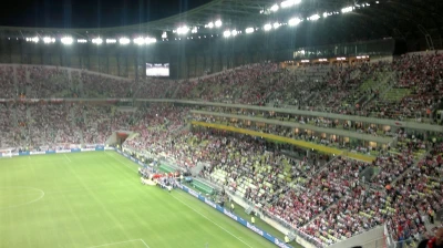 Kibice podczas meczu Polska-Niemcy