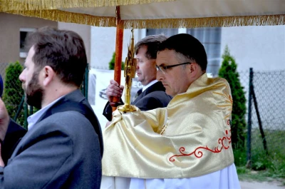 Procesja Bożego Ciała w parafii św. Karola Boromeusza w Wejherowie (fot. Leszek Spigarski)